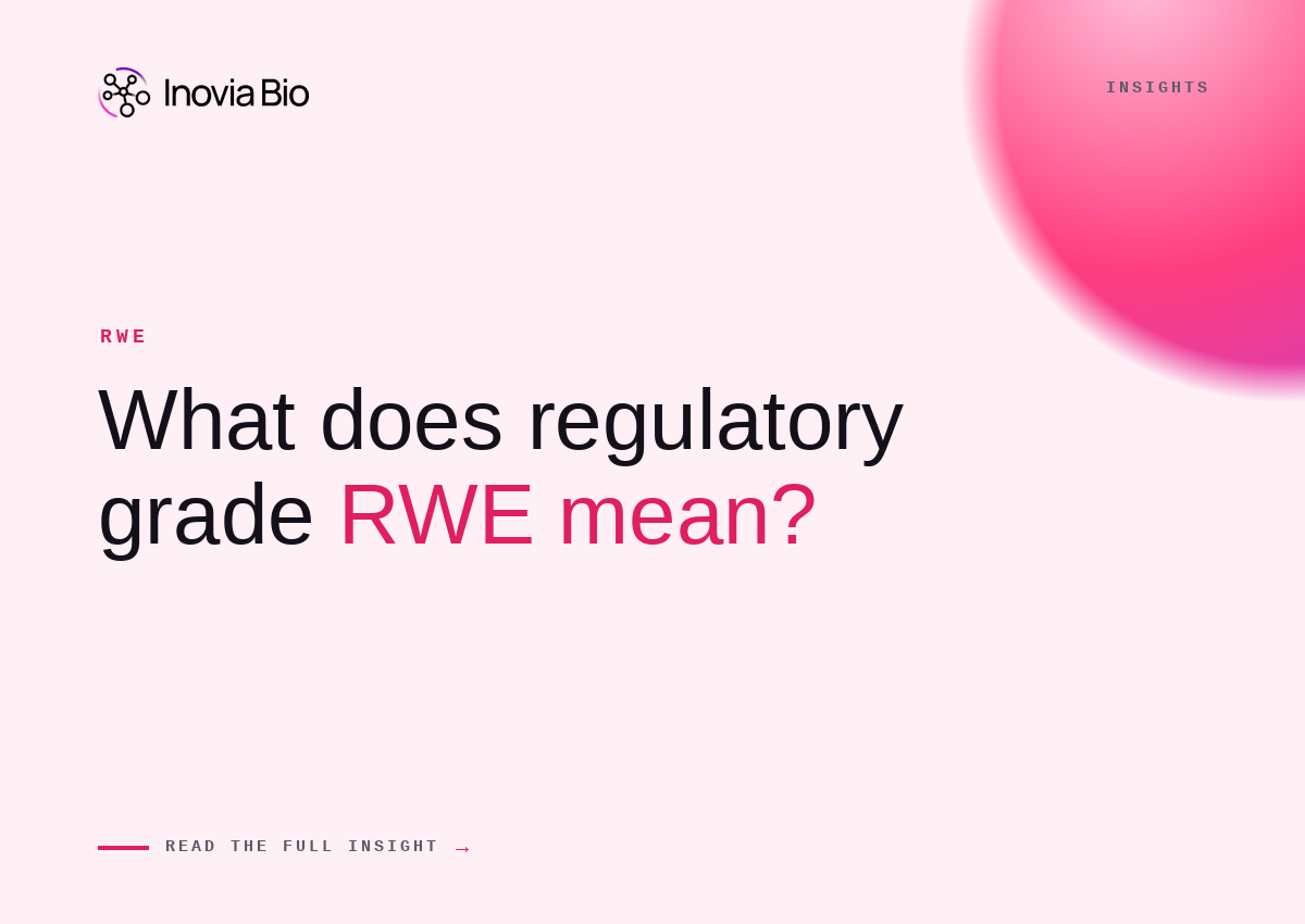 RWE for Regulatory Submissions hub
