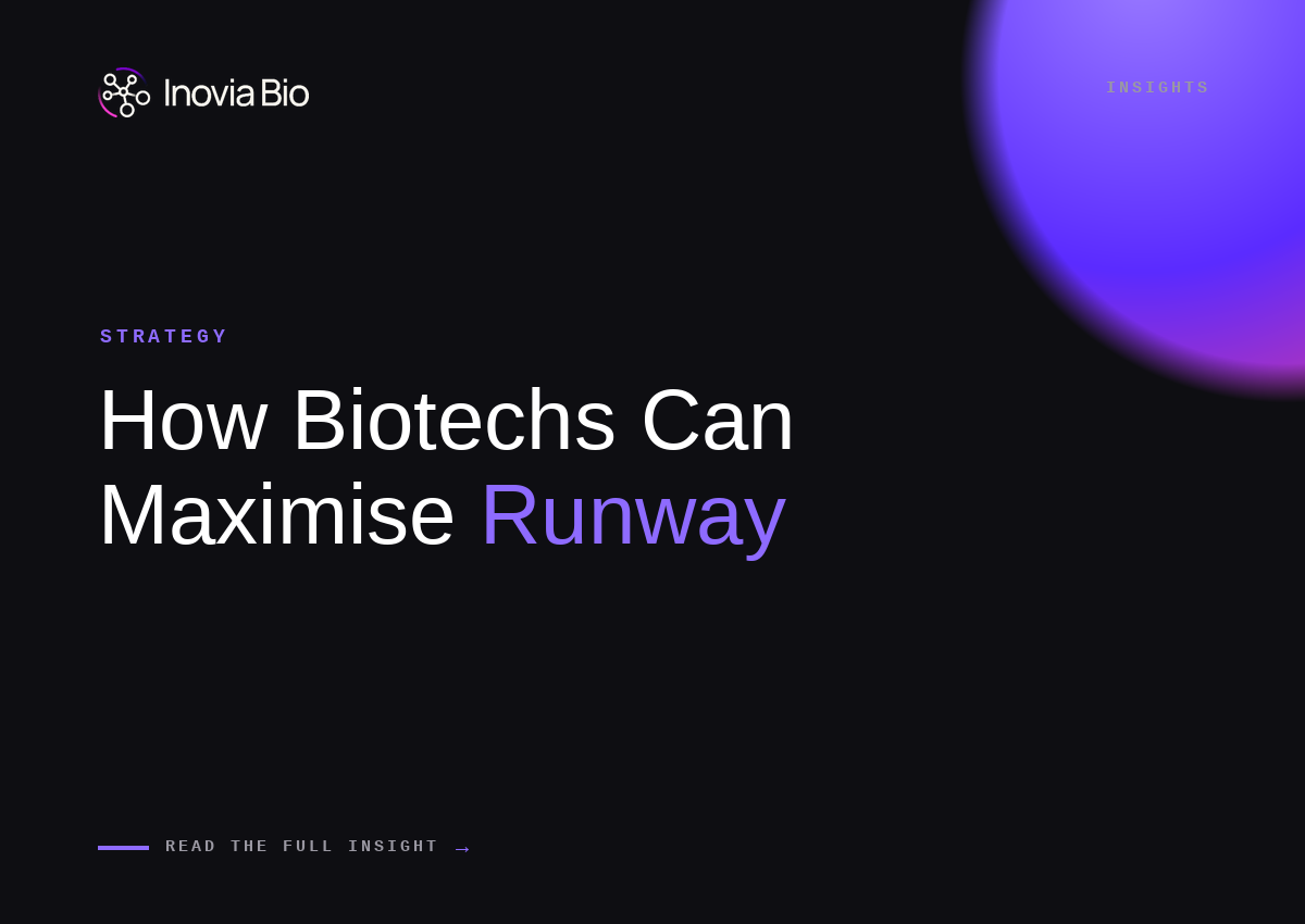 The lean biotech's evidence generation budget