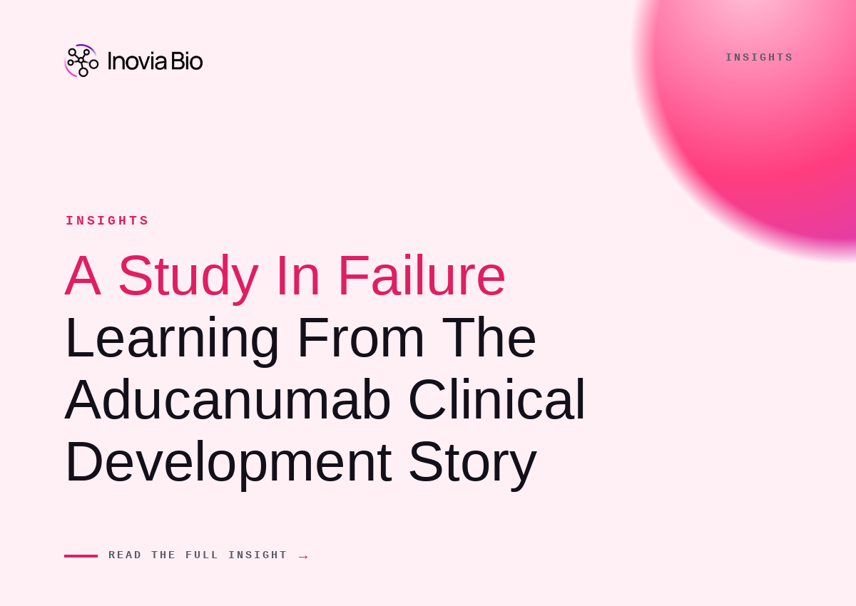 A Study In Failure: Learning From The Aducanumab Clinical Development Story