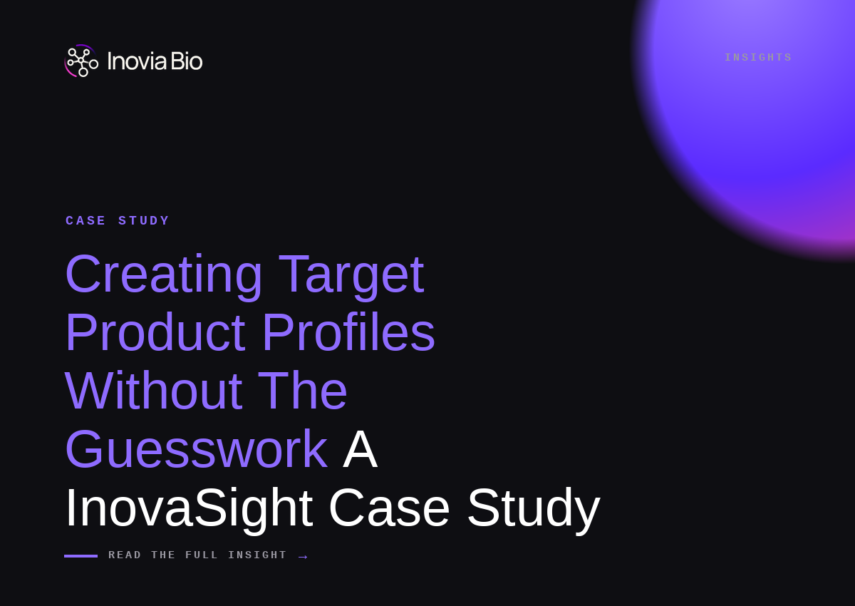 Creating Target Product Profiles Without The Guesswork