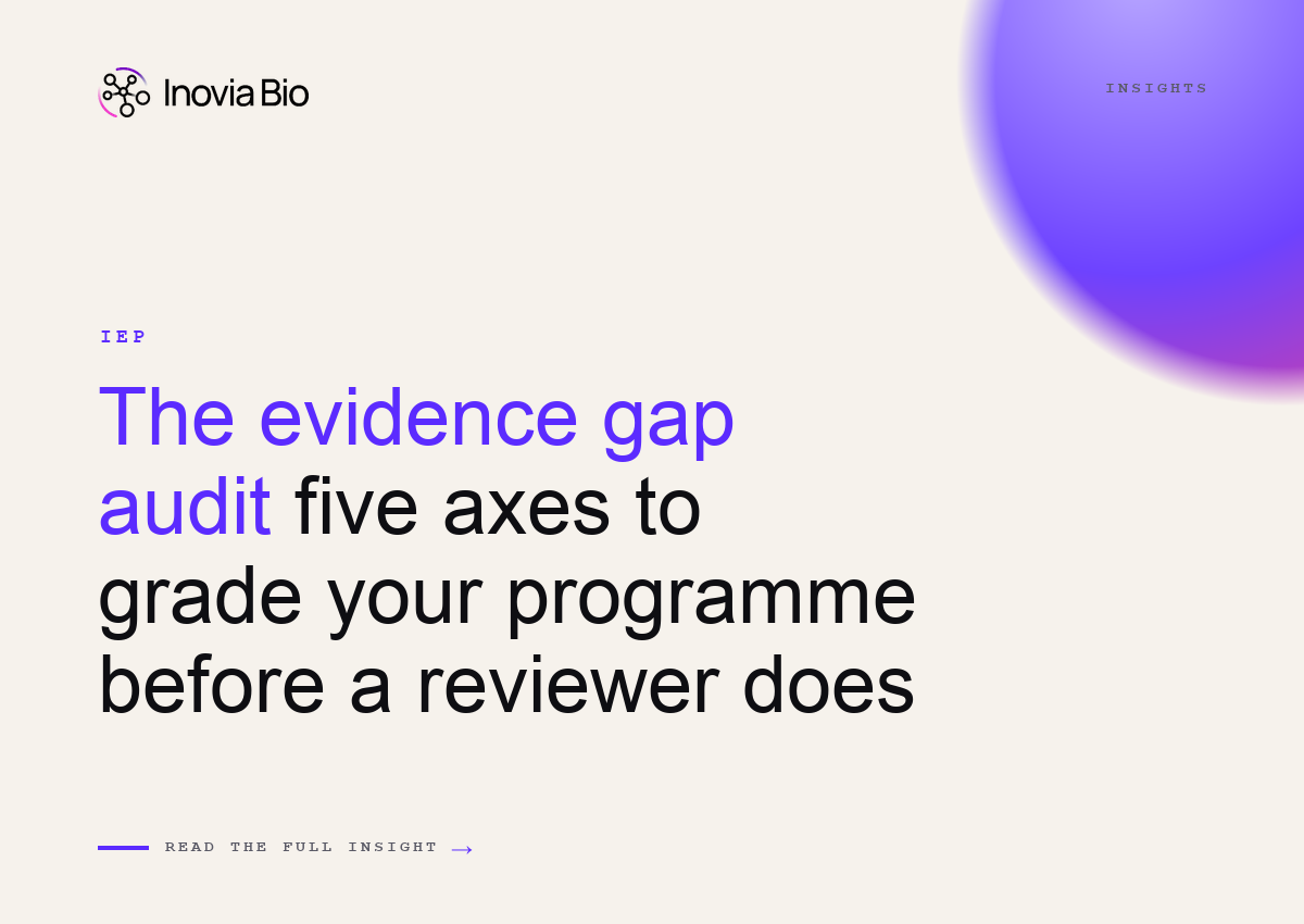 The evidence gap audit: grade your programme before payers and HTA do