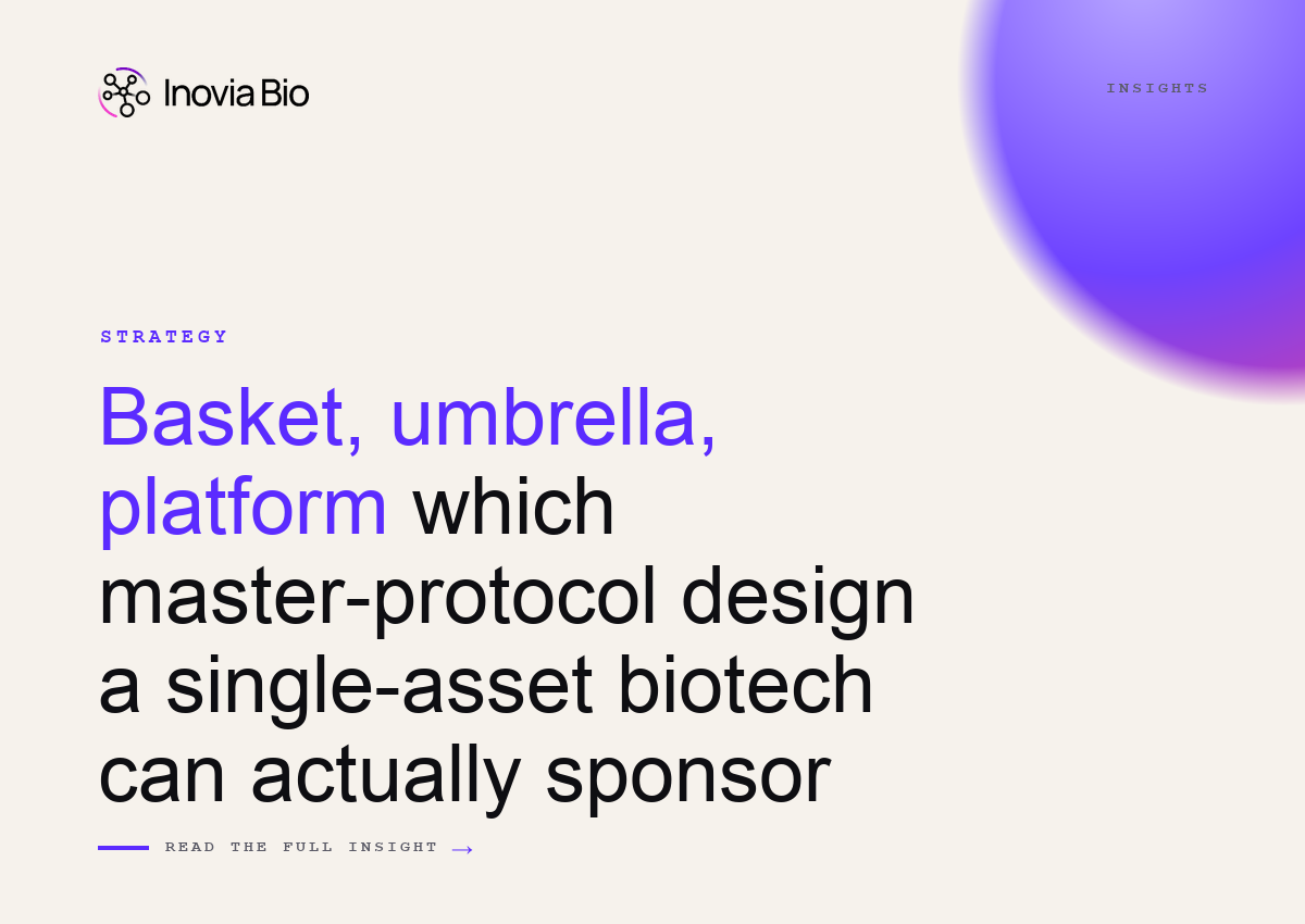 Basket, umbrella, platform master-protocol design