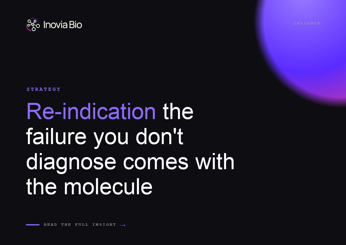 Re-indication: the failure you don't diagnose comes with the molecule